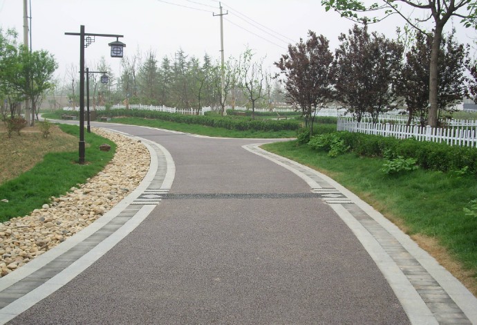 彩色透水地坪，彩色透水混凝土